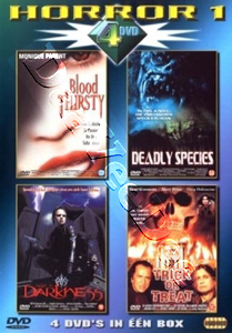 Horror 4-Film Collection | Bloodthirsty / Deadly Species / Reign in Darkness / Trick or Treat  |   DVD